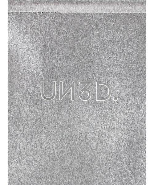 UN3D.（アンスリード）の「【ZOZO限定】FAKE LEATHER ORIGAMI PLEATS TOTE / フェイクレザーオリガミプリーツトート（トートバッグ・レディース・ブラック/シルバー・FREE）」の10枚目の写真