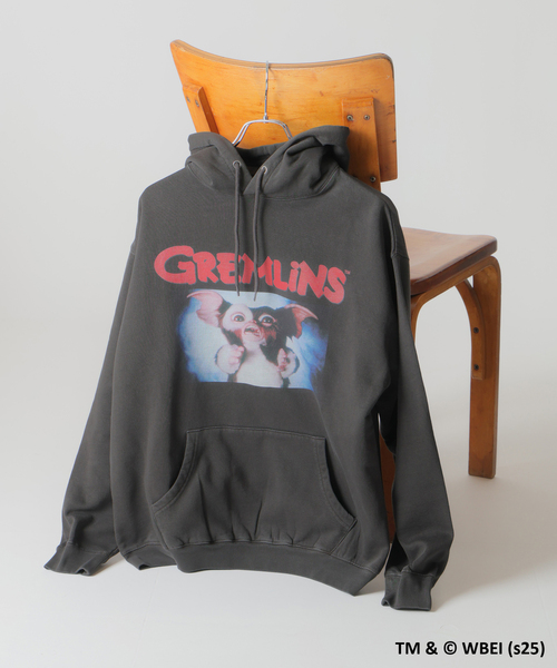 SCREEN STARS(スクリーンスターズ)の「SCREEN STARS "GREMLiNS" PIGMENT HOODIE(スウェット・メンズ・ブラック・LARGE/MEDIUM)」の1枚目の写真