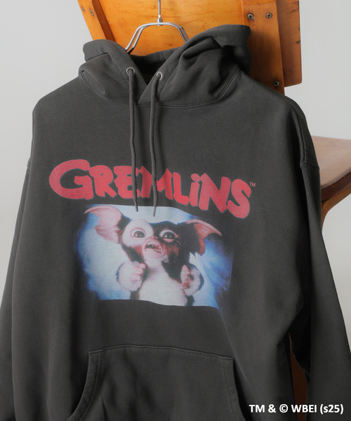 SCREEN STARS(スクリーンスターズ)の「SCREEN STARS "GREMLiNS" PIGMENT HOODIE(スウェット・メンズ・ブラック・LARGE/MEDIUM)」の2枚目の写真