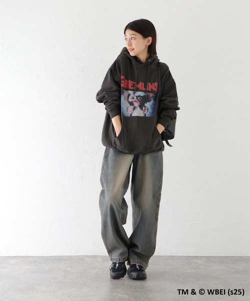 SCREEN STARS(スクリーンスターズ)の「SCREEN STARS "GREMLiNS" PIGMENT HOODIE(スウェット・メンズ・ブラック・LARGE/MEDIUM)」の15枚目の写真
