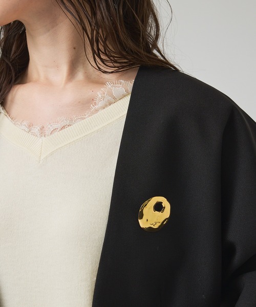 qualite(カリテ)の「スポンディッシュドルマンジャケット/オケージョン/春服/オフィスカジュアル(テーラードジャケット・レディース・ブラック・36/38)」の16枚目の写真