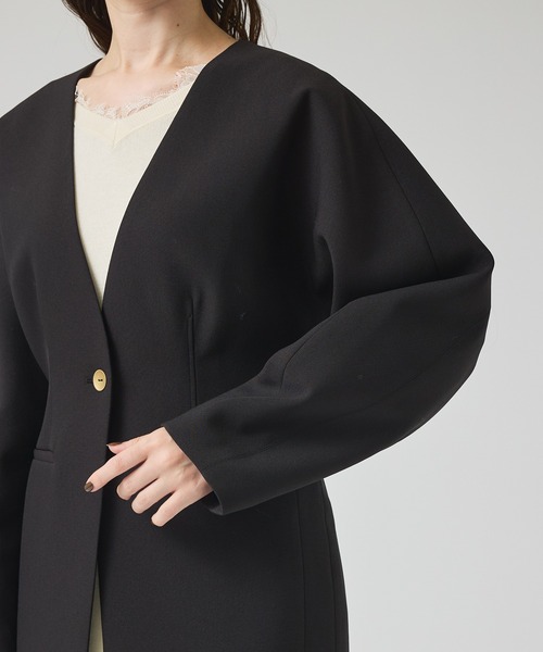 qualite(カリテ)の「スポンディッシュドルマンジャケット/オケージョン/春服/オフィスカジュアル(テーラードジャケット・レディース・ブラック・36/38)」の8枚目の写真