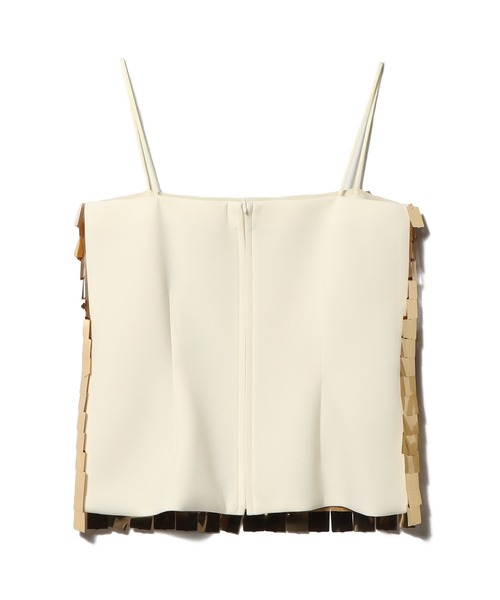 ESTNATION（エストネーション）の「ESSENCEOFLUXURY / シャイニーチューブトップ（キャミソール・レディース・ゴールド・FREE）」の2枚目の写真