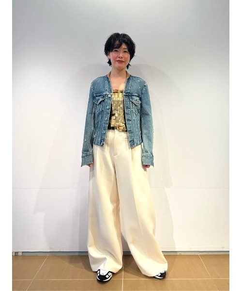 ESTNATION（エストネーション）の「ESSENCEOFLUXURY / シャイニーチューブトップ（キャミソール・レディース・ゴールド・FREE）」の5枚目の写真