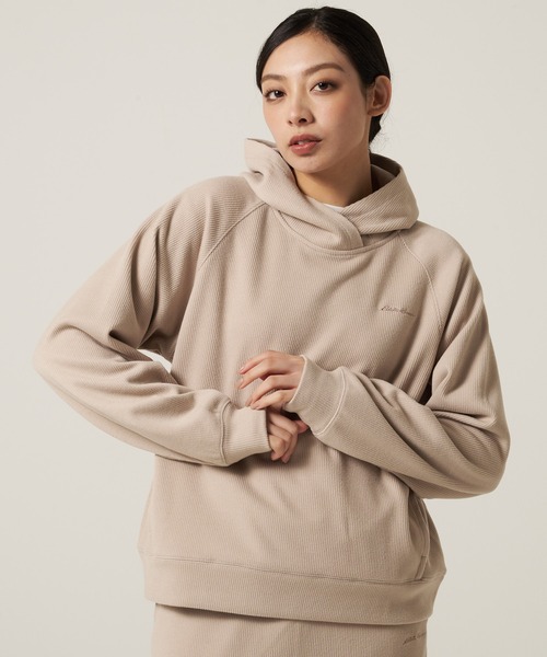 Eddie Bauer(エディーバウアー)の「オーバーサイズ ベルヴィ コーデュロイ プルオーバー(パーカー・レディース・ブラック/ベージュ/バーガンディー・M/S/XL/L)」の2枚目の写真
