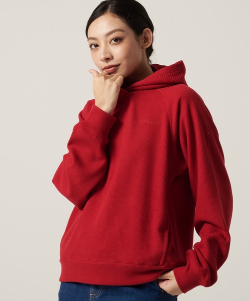 Eddie Bauer(エディーバウアー)の「オーバーサイズ ベルヴィ コーデュロイ プルオーバー(パーカー・レディース・ブラック/ベージュ/バーガンディー・M/S/XL/L)」の3枚目の写真
