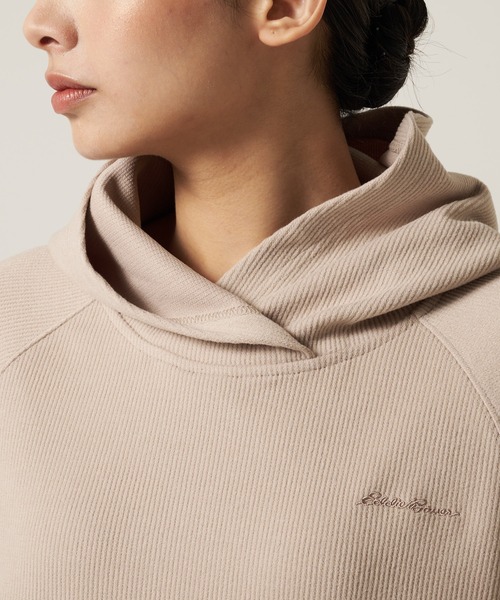 Eddie Bauer(エディーバウアー)の「オーバーサイズ ベルヴィ コーデュロイ プルオーバー(パーカー・レディース・ブラック/ベージュ/バーガンディー・M/S/XL/L)」の10枚目の写真
