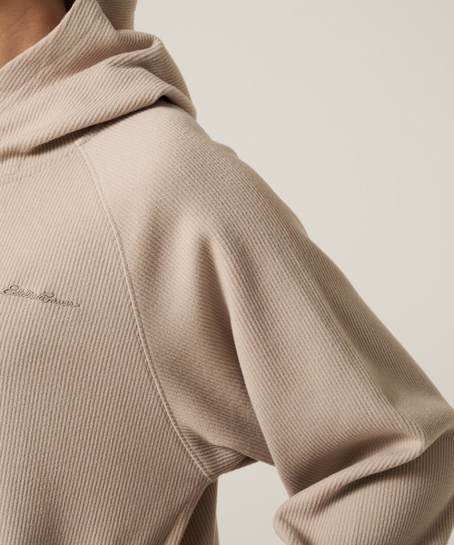 Eddie Bauer(エディーバウアー)の「オーバーサイズ ベルヴィ コーデュロイ プルオーバー(パーカー・レディース・ブラック/ベージュ/バーガンディー・M/S/XL/L)」の12枚目の写真