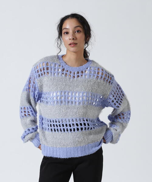 ROYAL FLASH（ロイヤルフラッシュ）の「ANNA SUI NYC/アナ スイ エヌワイシー/ラメシャギーニットプルオーバー（ニット/セーター・レディース・ブラック/ブルー/ブラウン・F）」の14枚目の写真