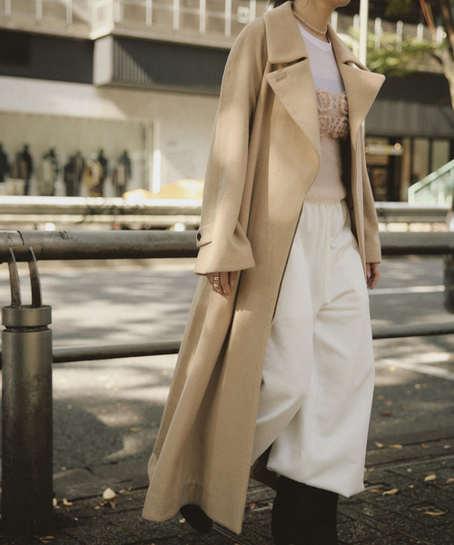 IENA LA BOUCLE（イエナラブークル）の「IENA LA BOUCLE キャメルシャギーコート（その他アウター・レディース・タン・FREE）」の18枚目の写真