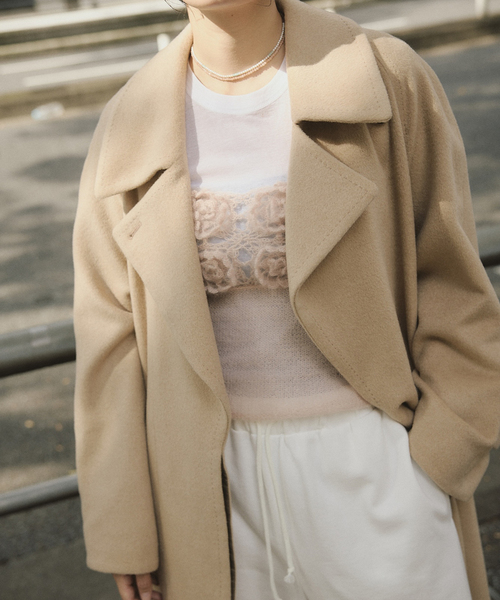 IENA LA BOUCLE（イエナラブークル）の「IENA LA BOUCLE キャメルシャギーコート（その他アウター・レディース・タン・FREE）」の22枚目の写真