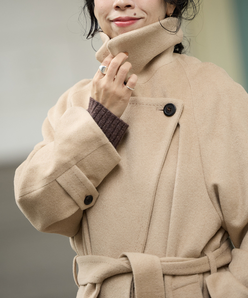 セール】IENA LA BOUCLE キャメルシャギーコート（その他アウター