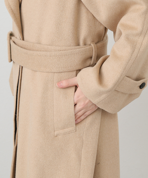 IENA LA BOUCLE（イエナラブークル）の「IENA LA BOUCLE キャメルシャギーコート（その他アウター・レディース・タン・FREE）」の6枚目の写真
