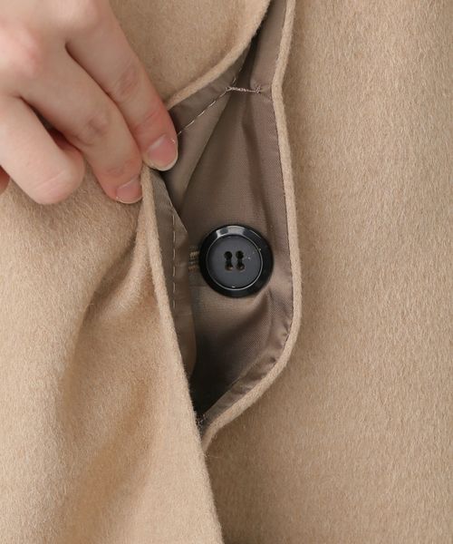 IENA LA BOUCLE（イエナラブークル）の「IENA LA BOUCLE キャメルシャギーコート（その他アウター・レディース・タン・FREE）」の9枚目の写真