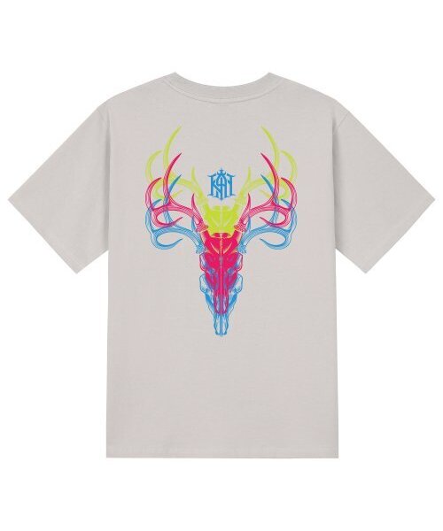 KAN6312(カン6312)の「KTC0061 ハンティングトロフィー 半袖Tシャツ - ベージュ(Tシャツ/カットソー・レディース・その他・LARGE/MEDIUM/SMALL/X-LARGE)」の1枚目の写真