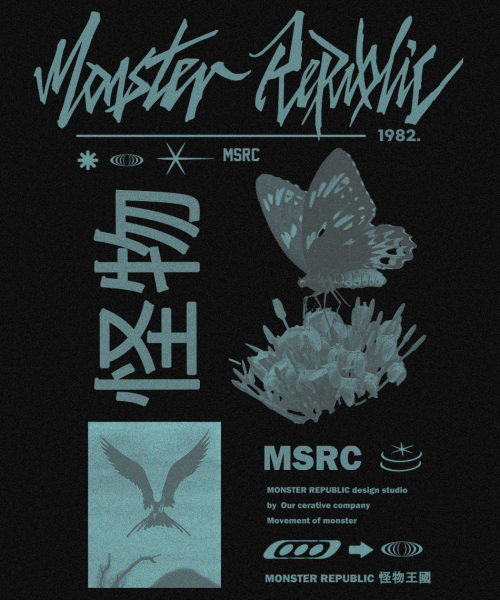 MONSTER REPUBLIC(モンスターリパブリック)の「フライジェイドグリーンTシャツブラック(Tシャツ/カットソー・レディース・その他・LARGE/MEDIUM/SMALL/X-LARGE)」の3枚目の写真