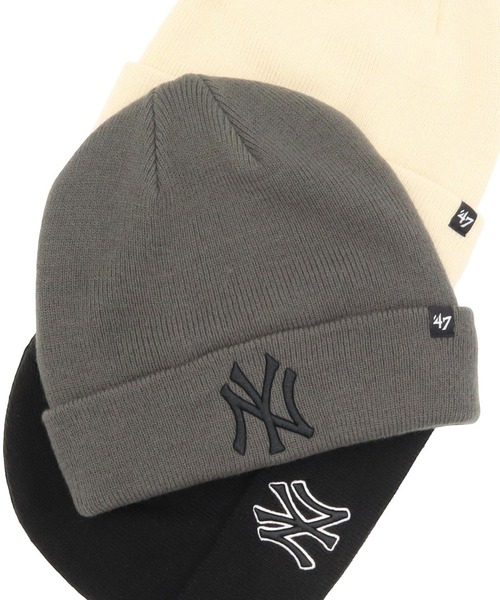 '47（フォーティーセブン）の「’47BRANDフォーティーセブン ニット帽 カフニット MLB（ニットキャップ/ビーニー・メンズ・ブラック/ブラック系/ベージュ/ホワイト/グレー/ブラウン/レッド/ブラウン系その他・FREE）」の4枚目の写真