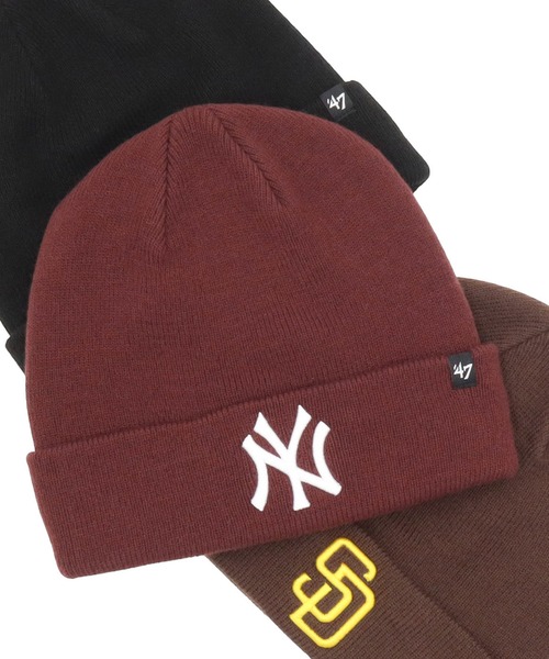 '47（フォーティーセブン）の「’47BRANDフォーティーセブン ニット帽 カフニット MLB（ニットキャップ/ビーニー・メンズ・ブラック/ブラック系/ベージュ/ホワイト/グレー/ブラウン/レッド/ブラウン系その他・FREE）」の8枚目の写真