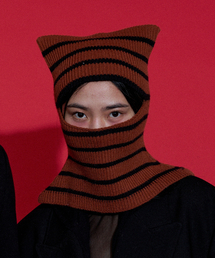 RECLOW（リクロー）の「RC STRIPE CAT バラクラバ ORANGE（ニットキャップ/ビーニー）」