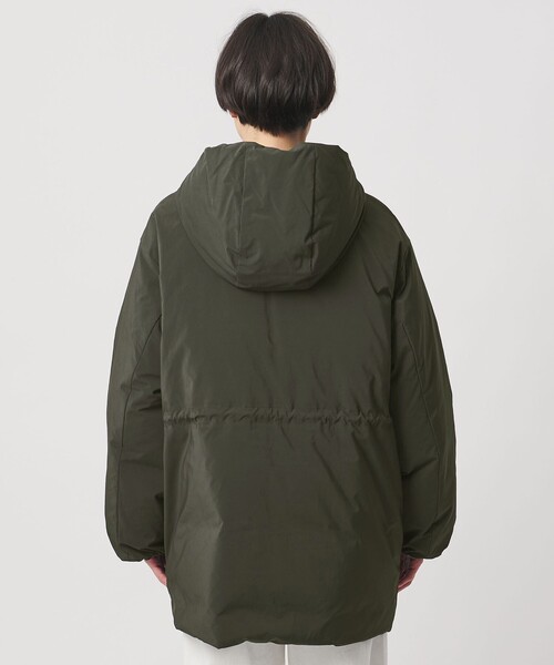 UNITED ARROWS（ユナイテッドアローズ）の「フーディド ダウンコート（ダウンジャケット/コート・レディース・オフホワイト/オリーブ・38/36）」の11枚目の写真