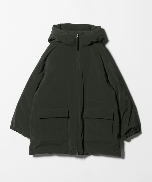 UNITED ARROWS（ユナイテッドアローズ）の「フーディド ダウンコート（ダウンジャケット/コート・レディース・オフホワイト/オリーブ・38/36）」の22枚目の写真