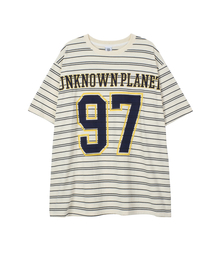 アイビーラウンドプラネットラグビーTシャツホワイト