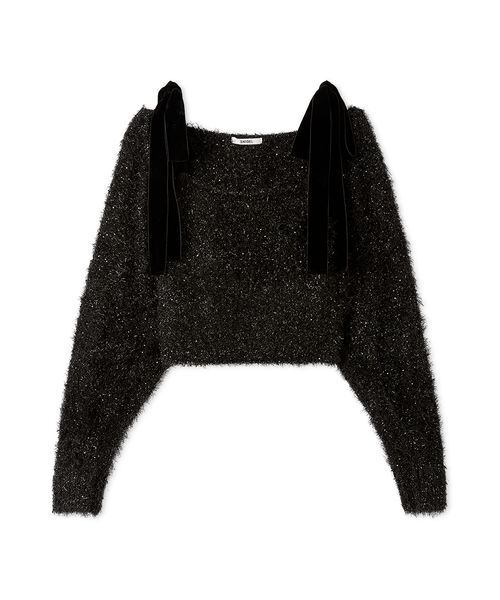 SNIDEL（スナイデル）の「ラメニットアンサンブルプルオーバー（ニット/セーター・レディース・アイボリー/ブラック・F）」の15枚目の写真