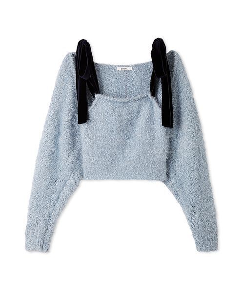 SNIDEL（スナイデル）の「ラメニットアンサンブルプルオーバー（ニット/セーター・レディース・アイボリー/ブラック・F）」の17枚目の写真