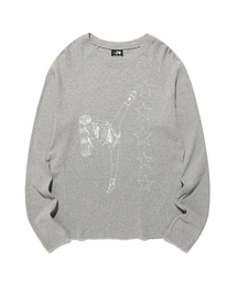 GIRL GANG STAR SLIM L/S TEE_GREY(NG2FFUT554A)
