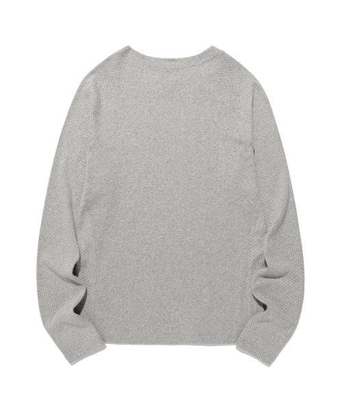NICE GHOST CLUB(ナイスゴーストクラブ)の「GIRL GANG STAR SLIM L/S TEE_GREY(NG2FFUT554A)(Tシャツ/カットソー・レディース・グレー・SMALL/MEDIUM/LARGE)」の2枚目の写真