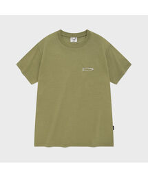 クールコットンレギュラーフィット半袖Tシャツオリーブカーキ