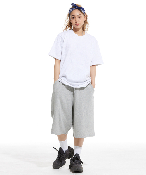 CREAM SODA LAB(クリームソーダラボ)の「LAB カーペンター ルーズフィット トレーニング ショートパンツ グレー(その他パンツ・メンズ・その他・LARGE/MEDIUM/X-LARGE)」の3枚目の写真
