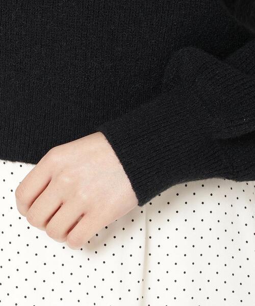 WILLSELECTION（ウィルセレクション）の「レースショルダーオフタートルニット（ニット/セーター・レディース・ブラック/ピンク/オフホワイト・FREE）」の20枚目の写真