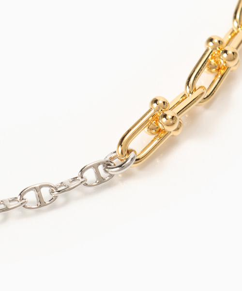 Jieda（ジエダ）の「JIEDA / ジエダSWITCHING NECKLACE（ネックレス・メンズ・ゴールド/シルバー・FREE）」の5枚目の写真