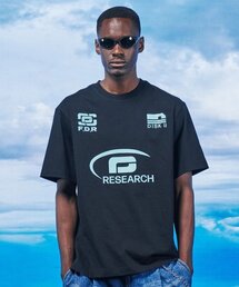 FDR（エフディーアール）の「Mint FDR Logo Short Sleeve_Black（Tシャツ/カットソー）」