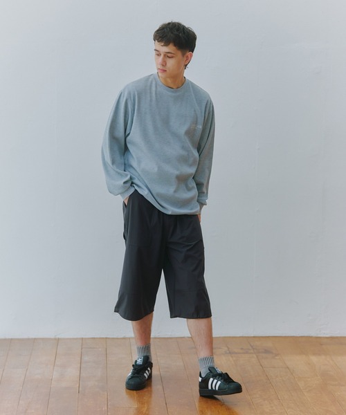 MAISON CLUB(メゾンクラブ)の「【MAISON CLUB】Odd Length Over Cargo Pants KKP/ 七分丈オーバーカーゴパンツ クロップドパンツ(カーゴパンツ・メンズ・ブラック/カーキ/グレー・M/XL/L)」の18枚目の写真