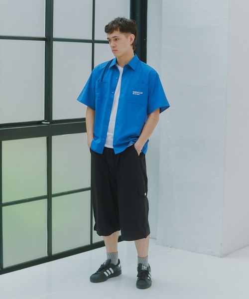 MAISON CLUB(メゾンクラブ)の「【MAISON CLUB】Odd Length Over Cargo Pants KKP/ 七分丈オーバーカーゴパンツ クロップドパンツ(カーゴパンツ・メンズ・ブラック/カーキ/グレー・M/XL/L)」の11枚目の写真
