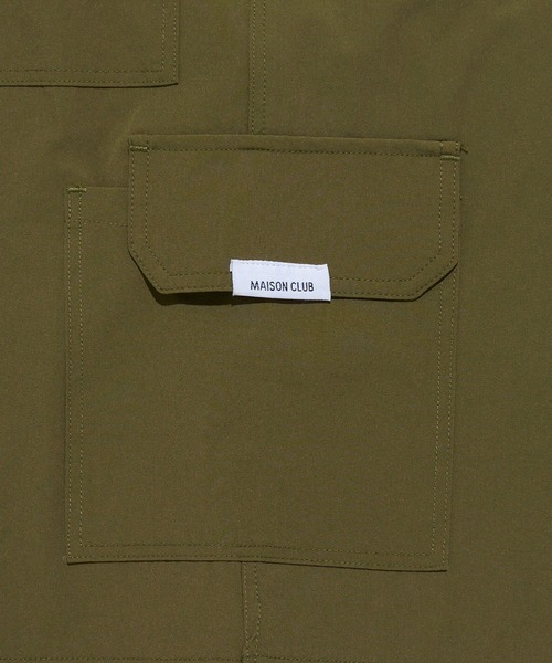 MAISON CLUB(メゾンクラブ)の「【MAISON CLUB】Odd Length Over Cargo Pants KKP/ 七分丈オーバーカーゴパンツ クロップドパンツ(カーゴパンツ・メンズ・ブラック/カーキ/グレー・M/XL/L)」の6枚目の写真