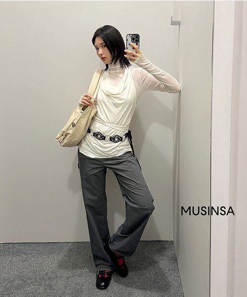 SAND MUSEUM（サンドミュージアム）の「CACTUS HOBO BAG [Butter Cream]（ショルダーバッグ・レディース・その他・FREE）」の10枚目の写真