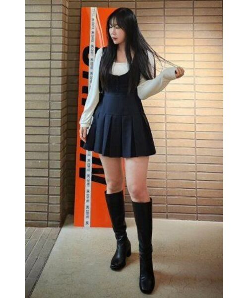 HYBERNAT(ハイバーナット)の「プリーツスカートスリムベストワンピース(ワンピース・レディース・その他・SMALL/MEDIUM/LARGE)」の9枚目の写真