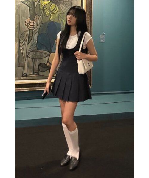HYBERNAT(ハイバーナット)の「プリーツスカートスリムベストワンピース(ワンピース・レディース・その他・SMALL/MEDIUM/LARGE)」の3枚目の写真