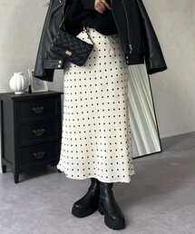 prose verse | サテンドットバイアススカート(スカート)