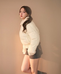 TITTY&CO. | キルティングラメボアダウン(ダウンジャケット/コート)