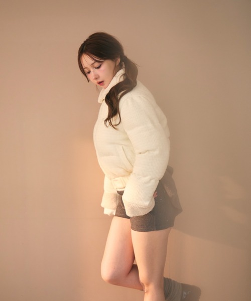 キルティングラメボアダウン（ダウンジャケット/コート）｜TITTY&CO