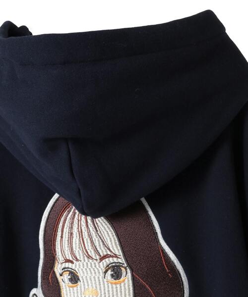over print(オーバープリント)の「【over print】SING GIRL HOODIE(パーカー・レディース・グレー/ネイビー・LARGE/MEDIUM)」の9枚目の写真