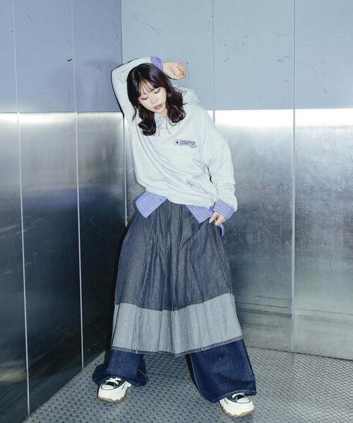 over print(オーバープリント)の「【over print】SING GIRL HOODIE(パーカー・レディース・グレー/ネイビー・LARGE/MEDIUM)」の19枚目の写真