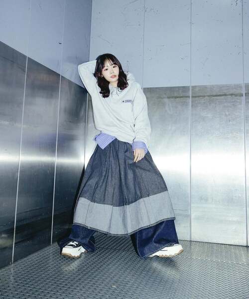 over print(オーバープリント)の「【over print】SING GIRL HOODIE(パーカー・レディース・グレー/ネイビー・LARGE/MEDIUM)」の20枚目の写真