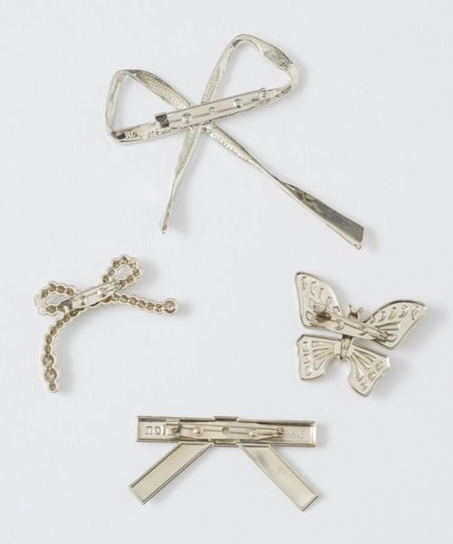 musubore（ムスボレ）の「【 select 】vintage like set ‘‘ribbon’’ / ブローチセット（ブローチ/コサージュ・レディース・シルバー・FREE）」の22枚目の写真