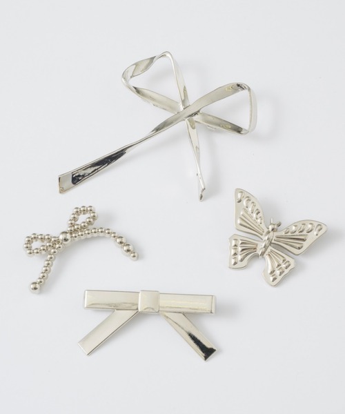 musubore（ムスボレ）の「【 select 】vintage like set ‘‘ribbon’’ / ブローチセット（ブローチ/コサージュ・レディース・シルバー・FREE）」の21枚目の写真