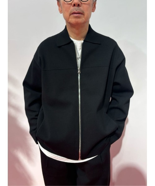 ESTNATION(エストネーション)の「ESTNATION / ミラノリブ シャツブルゾン(ブルゾン・メンズ・オフホワイト/ブラック・MEDIUM/LARGE)」の12枚目の写真